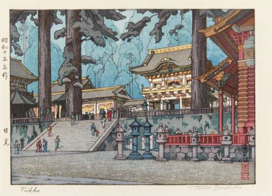 Yoshida, Toshi (1911 - 1995). HolzschnitTiefe: Nikko - photo 1