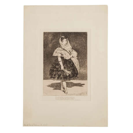 MANET, ÉDOUARD (1832-1883), "Lola de Valence", - Foto 1