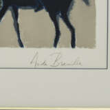 BRASILIER, ANDRE (geb. 1929), "Drei Reiter unter einem Baum", - Foto 3