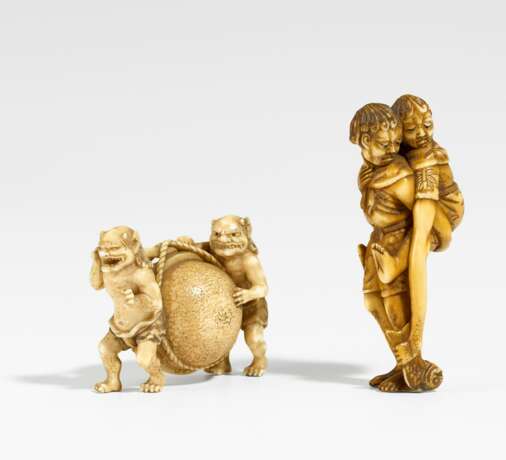 Zwei Netsuke - photo 1