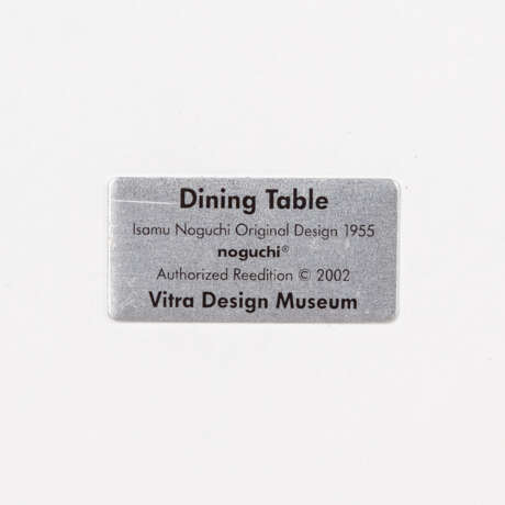 NOGUCHI, ISUMA (1904 LOS ANGELES – 1988 NEW YORK) „Dining Table“ VITRA INTERNATIONAL - Foto 4
