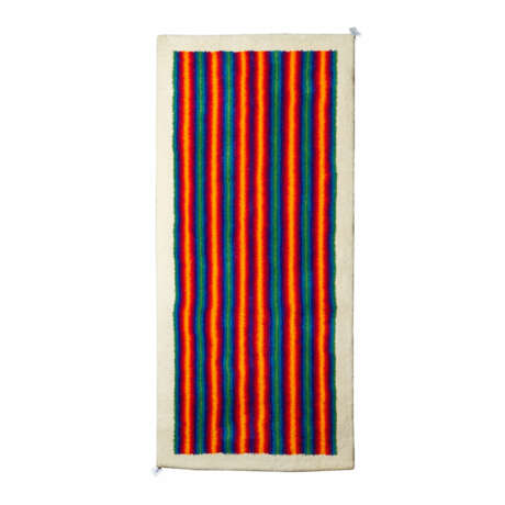 Design Teppich aus Wolle. 1970er Jahre, 198x90 cm. - фото 1