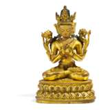 Bodhisattva Maitreya in reichem Juwelenschmuck - Foto 1