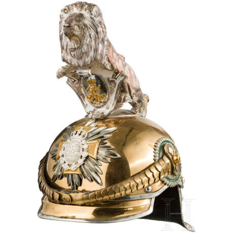 Helm M 1907 für Reserveoffiziere des Gardereiter-Regiments - Foto 2