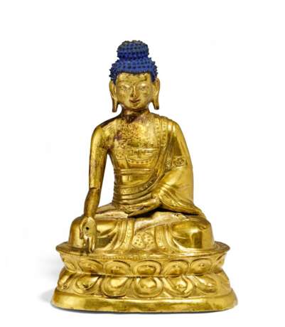 Sitzender Medizin-Buddha Bhaisajyaguru - Foto 1