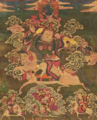Thangka des Königs Gesar Ling