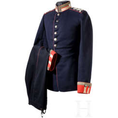 Uniform für Unteroffiziere im 1. Kgl. Sächs. Leib-Grenadier-Regiment Nr. 100, um 1895