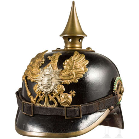 Helm für Mannschaften im Infanterie-Regiment Großherzog von Sachsen (5. Thüringisches) Nr. 94, um 1895 - Foto 2