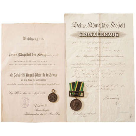 Auszeichnungen aus Sachsen-Weimar, Sachsen-Meiningen, Preußen - Foto 1