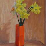 “Original still life painting oil on canvas Daffodils” Canvas Oil paint Realist Still life 2018 - photo 1