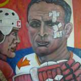 “Hockey Kubo call USSR - CANADA” Oil paint Avant-gardism 2012 - photo 1