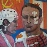 “Hockey Kubo call USSR - CANADA” Oil paint Avant-gardism 2012 - photo 2
