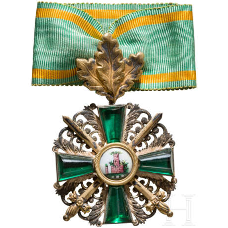 Orden vom Zähringer Löwen - Ritterkreuz 2. Klasse mit Eichenlaub und Schwertern - фото 1