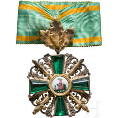 Orden vom Zähringer Löwen - Ritterkreuz 2. Klasse mit Eichenlaub und Schwertern
