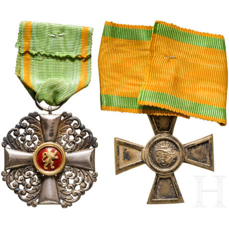 Orden vom Zähringer Löwen - Ritterkreuz 2. Klasse und Verdienstkreuz - фото 2