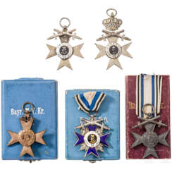 Militär-Verdienstorden 4. Klasse mit Schwertern und vier Militär-Verdienst-Kreuze