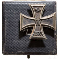 Eisernes Kreuz 1. Klasse 1870 im Etui, Sammleranfertigung
