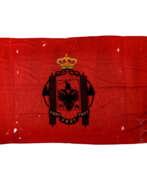 Албания. Flagge des Königreichs Albanien in der Form zwischen 1939 und 1943