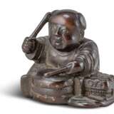 Netsuke: Karako mit Trommel - photo 1