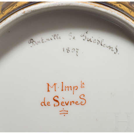 Kaffeekanne undd Zuckerdose der Manufaktur Sèvres, um 1807 - photo 4