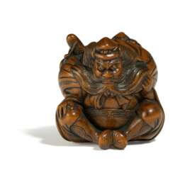 Netsuke: Sitzender Shôki