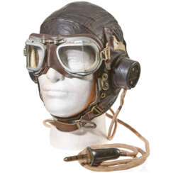 An RAF Flight Helmet and Goggles