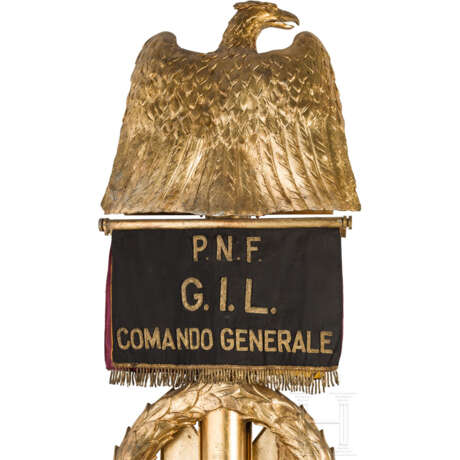 Standarte des "Comando Generale" der Gioventù Italiana des Littorios - Foto 4