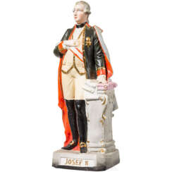 Kaiser Joseph II. - farbig gefasste Keramikfigur