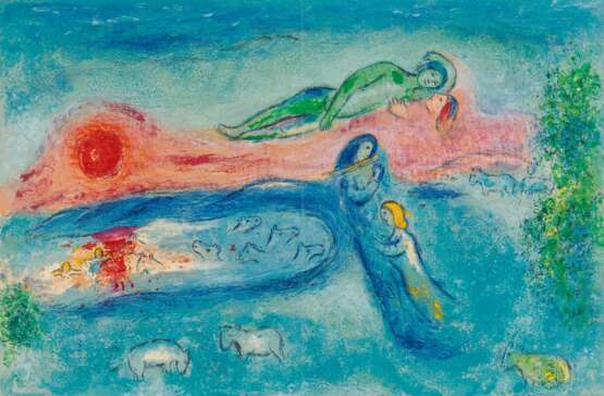 Chagall, Marc (1887 Witebsk - 1985 St. Paul de Vence). Daphnis et Chloé - Foto 2