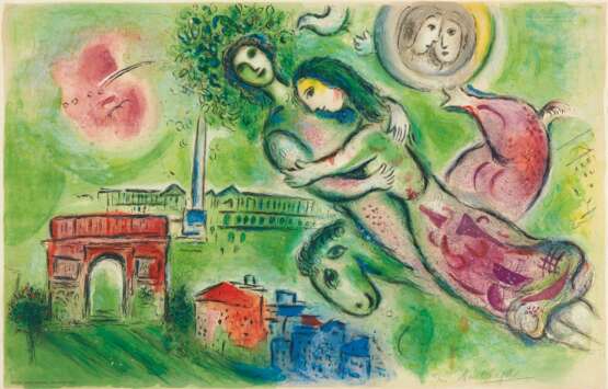 Chagall, Marc (1887 Witebsk - 1985 St. Paul de Vence). Romeo et Juliet - photo 1
