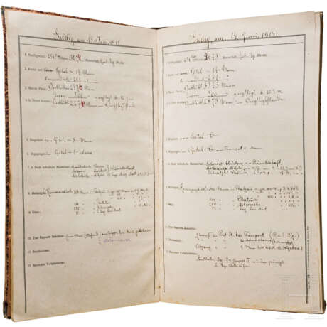 Rapportbuch des Kriegsgefangenenlagers Grödig vom 7.7. bis 22.11.1915 - фото 1