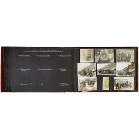 Großer Nachlass Offizier Otto Matzenauer bei der "30,5 cm Mörserbatterie Nr. 19" - Fotoalbum, Tagebuch, Auszeichnungen, Gemälde - photo 4