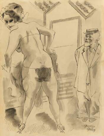 Grosz, George (1891 Berlin - 1959 Berlin). Burlesque Show, New York - Foto 1