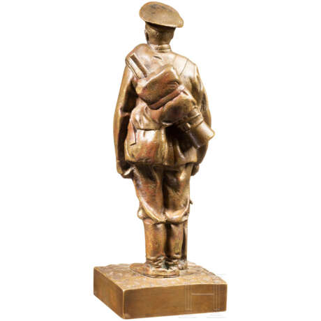 Nikolai Georgievich Schleifer (1864 - 1940) - Bronzefigur mit Darstellung eines russischen Soldaten - photo 1