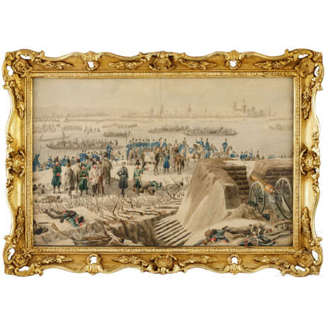 Rheinübergang der russischen Armee bei Mannheim, 1813/14 - Foto 1