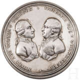 Silberne Steckmedaille auf die Napoleonischen Kriege, Nürnberg, 1807 - photo 3