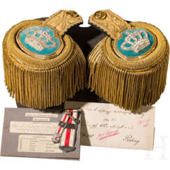 Ein Paar Epauletten für höhere Forstbeamte, 1886 - 1912