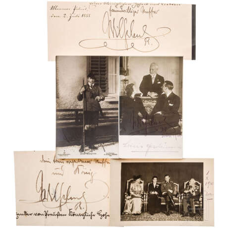 Kaiser Wilhelm II. und Familie - Autographen, Fotos, Schreiben u.v.m. - photo 1