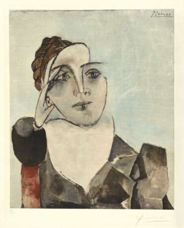 Picasso, Pablo (1881 Malaga - 1973 Mougins). Portrait de Mlle D.M. (Dora Maar) - photo 1