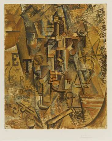 Picasso, Pablo (1881 Malaga - 1973 Mougins). La bouteille de rhum - Foto 1