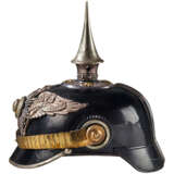 A Prussian Officer Guard Pioneer Spiked Helmet - фото 3