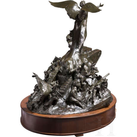 Michel de Tarnowsky (1870 - 1946) - Bronzeskulptur "The Spirit of Humanity" von der Schlacht von Cambrai, 1917 - Foto 3