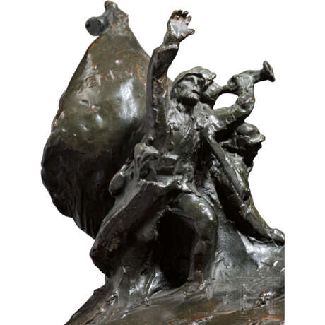 Michel de Tarnowsky (1870 - 1946) - Bronzeskulptur "The Spirit of Humanity" von der Schlacht von Cambrai, 1917 - фото 6