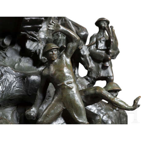 Michel de Tarnowsky (1870 - 1946) - Bronzeskulptur "The Spirit of Humanity" von der Schlacht von Cambrai, 1917 - photo 7