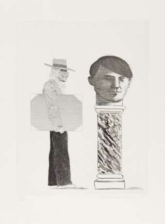 Hockney, David (1937 Bradford). The StudenTiefe: Hommage to Picasso - Foto 1
