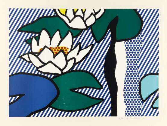 Lichtenstein, Roy (1923 New York - 1997 New York). Les Nymphéas - Foto 1