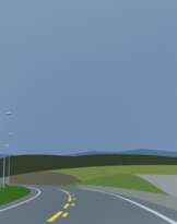 I followed the Audi..