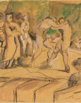 Zwei Boxer auf der Bühne