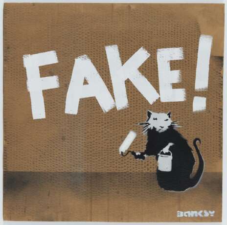 NOT BANKSY and NOT BY BANKSY (Stot21STCplanB). Fake - Foto 3