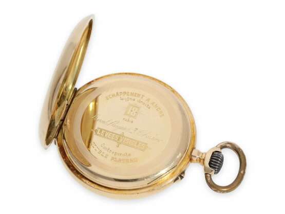 Taschenuhr: frühe rotgoldene Präzisionstaschenuhr, signiert J. Calame Robert, Ankerchronometer No. 71145, ca. 1890 - Foto 4